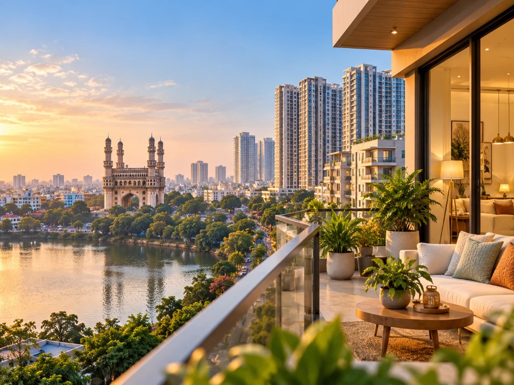 Residential buildings in Hyderabad